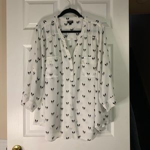 French Bulldog Blouse - Torrid